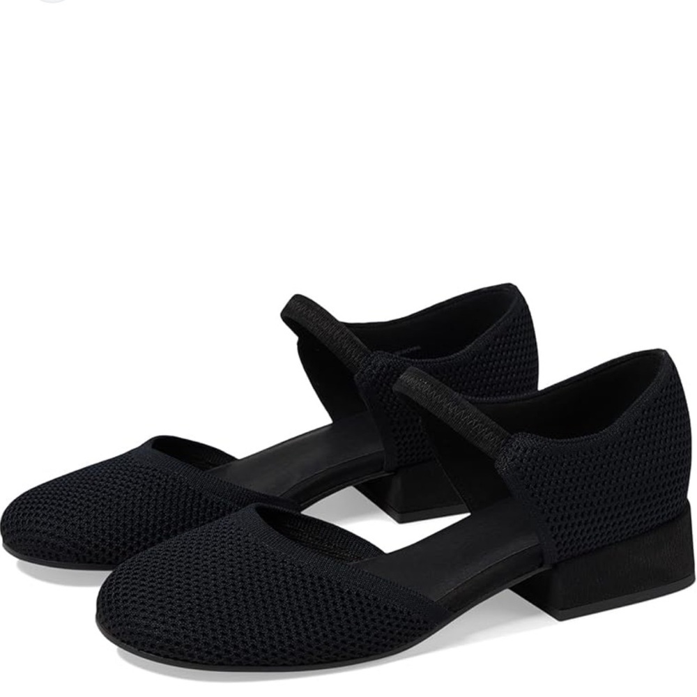 NEW Eileen Fisher Ammi Stretch Mary Jane Black Sz 10